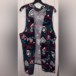 Colorful Abstract Women's Vest